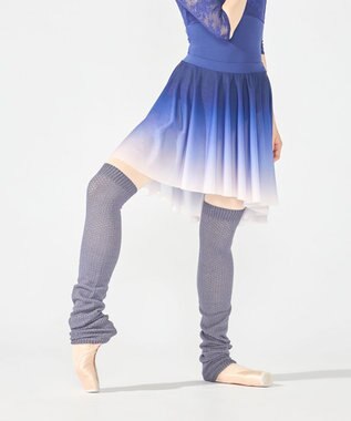 Chacott レッグウォーマー アイアンブルー