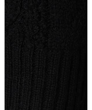 CRAFT STANDARD BOUTIQUE ２ＷＡＹケーブルニットベスト Black