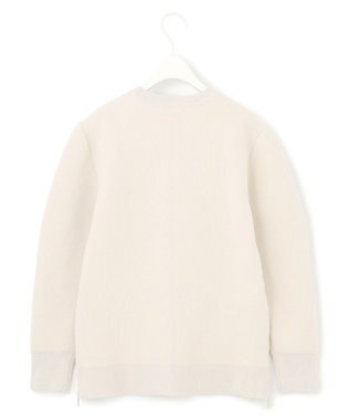 ICB L 【洗える】コットンシェニール コクーンスリーブニット トープ系