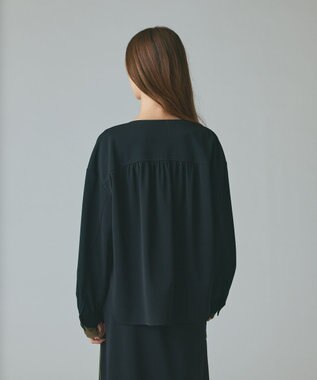 GRACE CONTINENTAL トリアセジャージジャケット ブラック