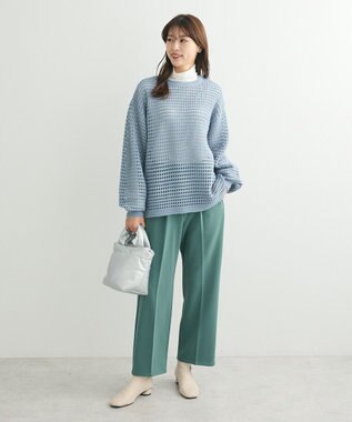 Green Parks ・Ｐｅｔｉｔ　Ｆｌｅｕｒ　タックテーパードパンツ Green