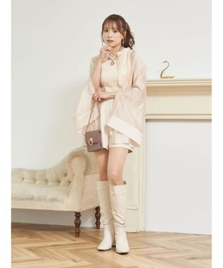 earth music&ecology マルチウェイシアーシャツ Light Beige