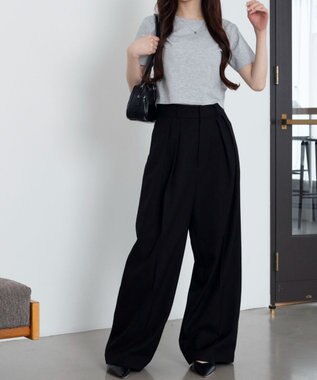 WEGO 【7色/SMLサイズ展開】コンパクトフィットT 杢グレー