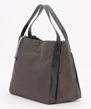 Y'SACCS 【大人のおしゃれ手帖10月号掲載】市川実和子×Y'SACCS　ナイロンすっきりトート ダークグレー
