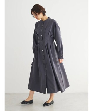 Green Parks ・ＥＬＥＮＣＡＲＥ　ＤＵＥ　ウエストタックワンピース Charcoal Gray