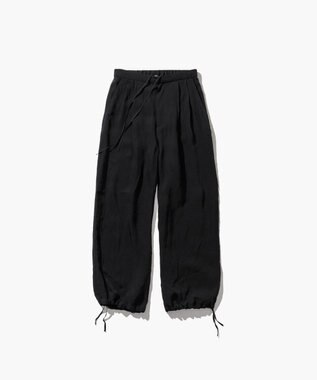 ATON CRISPY DECING | ワイドパンツ BLACK