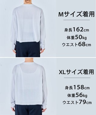 UNFILO L イージーカーディガン クロップド シルバーグレー