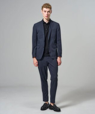 JOSEPH HOMME 【新色追加】【抜群の通気性/360度ストレッチ】エアトールストレッチ ポロシャツ ブラック系