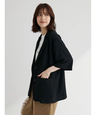 Green Parks ・ＥＬＥＮＣＡＲＥ　ＤＵＥ　ジャカードジャケット Black