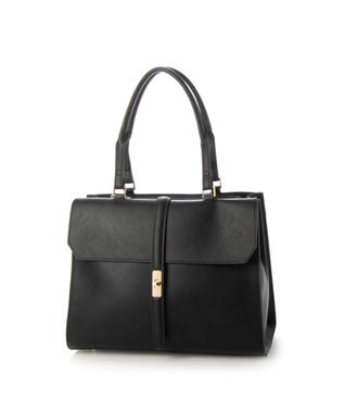 UNBILLION cachecache WEB限定ヒネリディテールA4トートバッグ ブラック