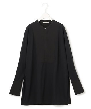 ICB 【UVケア・接触冷感・吸水速乾】コンビネーションジャージー チュニックカットソー ブラック系