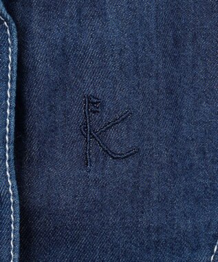 組曲 KIDS 【100㎝】デニム ワンピース ネイビー系