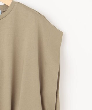 組曲 L 【WEB限定】コンシャスジャージーフレンチスリーブカットソー オリーブ系