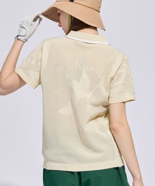 PW CIRCULUS 【WOMEN】ＤＯＶＥモチーフ ニッポロ ゴルフウェア レディース アイボリー系