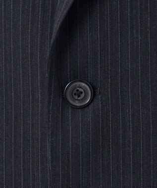 GOTAIRIKU 【オールシーズン対応】ALL SEASON 2WAY STRETCH スーツ グレー系1(グレー×細ブルーストライプ)