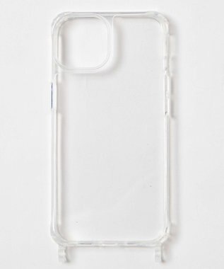 WEGO ストラップホール付きクリアiphoneケース 柄7