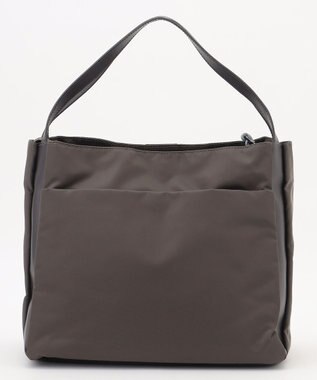 Y'SACCS 【大人のおしゃれ手帖10月号掲載】市川実和子×Y'SACCS　ナイロンすっきりトート ダークグレー