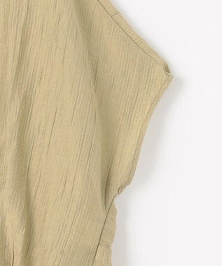 23区 S 【SLOW/一部店舗限定】ナチュラルピケワッシャー ブラウス モスグリーン系