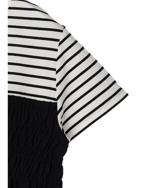 Green Parks シャーリングサテンドッキングプルオーバー Border