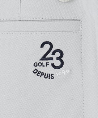 23区GOLF 【WOMEN】スケトラドビーストレッチ 台形 スカート ライトグレー系