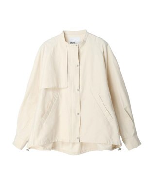 CRAFT STANDARD BOUTIQUE 綿ナイロングログランブルゾン Ivory