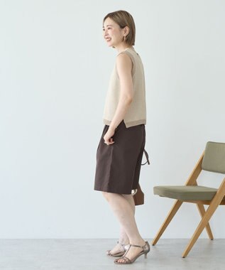 AMERICAN HOLIC ジャガードニットベスト Beige