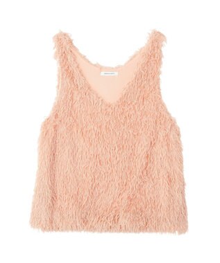 AMERICAN HOLIC 【選べる丈】フェザーVネックベスト Orange