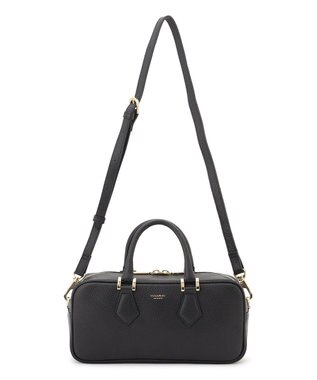 23区 【先行予約】VIOLAd'ORO シュリンクレザー 2WAY スクエア ボストンバッグ ブラック系