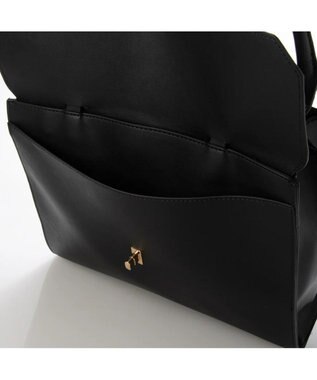 UNBILLION cachecache WEB限定ヒネリディテールA4トートバッグ ブラック