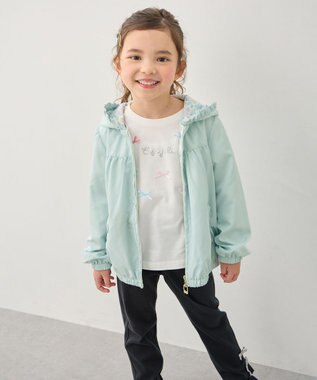 ANY KIDS 【フード取り外し/洗濯機可能】撥水加工リバーシブルゾン ミント
