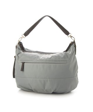 LA BAGAGERIE ナイロン　2wayショルダーバッグ ライトグレー