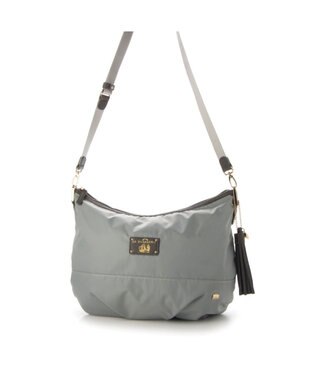 LA BAGAGERIE ナイロン　2wayショルダーバッグ ライトグレー