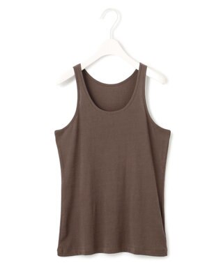 ICB L 【洗える】レイヤードタンク チョコレート系