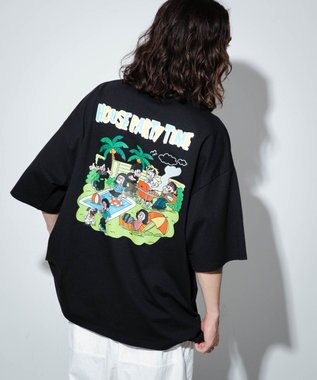 WEGO 【ユニセックス着用ITEM/MLサイズ展開】別注NEW　JACKグラフィックT（S） ブラックその他