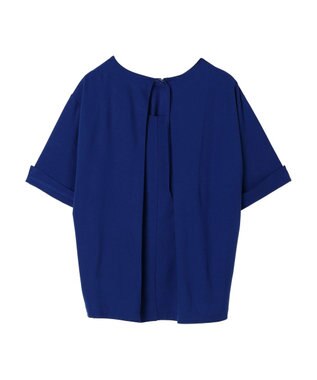 AMERICAN HOLIC 接触冷感バックタック袖折り返しカットプルオーバー Blue