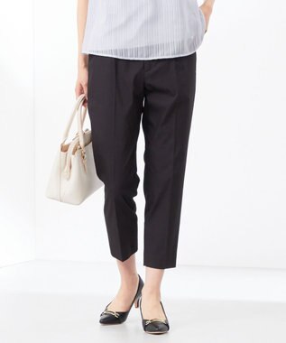 ANY SIS 【UVケア・接触冷感・撥水】クールタッチミラクルガード テーパード パンツ ブラック