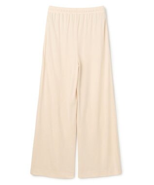 BEIGE， 【洗える】MELLE / ハイストレッチイージーパンツ Ecru