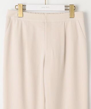 ANY SIS 【セットアップ可】セレモニーダブルクロス テーパードパンツ ライトベージュ
