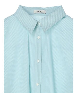 earth music&ecology ＴＲキュプラレギュラーシャツ Light Green