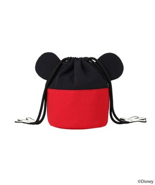 earth music&ecology 【予約】Disney/アソート巾着ポーチ ブラック