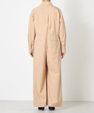 NAVE 【ReNAVE・セットアップ可/洗える/接触冷感/UVケア】コットンポリブロード オールインワン ベージュ系