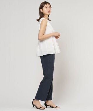 J.PRESS LADIES L 【レイヤードスタイルに】コットンスムース レイヤードフレア カットソー ホワイト系