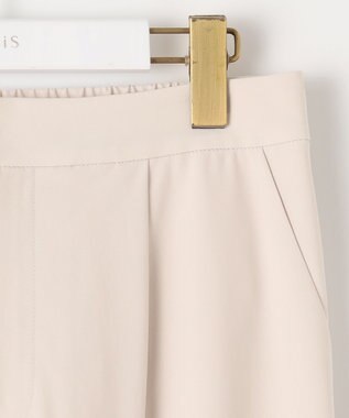 ANY SIS 【セットアップ可】セレモニーダブルクロス テーパードパンツ ライトベージュ