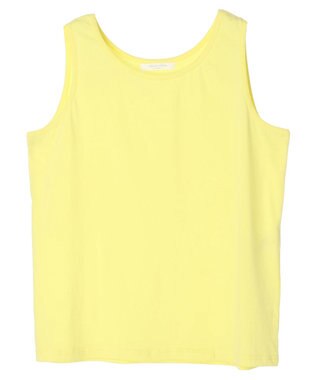 Green Parks Ｉ　ＳＥＴ２点　刺繍７分袖ブラウス＋タンクトップ Yellow