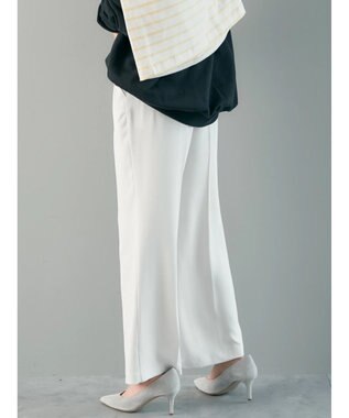 AMERICAN HOLIC 美・美・美センタープレスパンツ Ivory