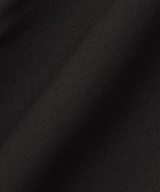 ICB L 【洗える】 ダブルフェイスクレープ ジャンパースカート ブラック系（裏面トープ）