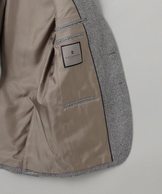 GOTAIRIKU 【DELFINO】ナポリジオメトリックツイード ジャケット_グレー ライトグレー系8
