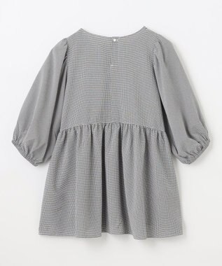 ANY 【WEB限定/洗濯機可】サッカーギャザーペプラムブラウス ギンガム