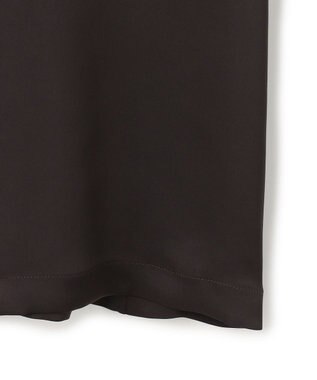 uncrave ライトダブルサテン シャツジャケット ダークブラウン