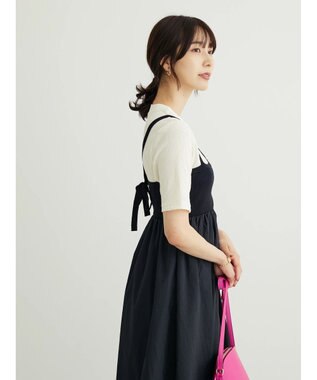 Green Parks ・ＥＬＥＮＣＡＲＥ　ＤＵＥ　イソザイキリカエキャミワンピ Black